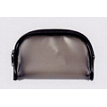 Clear Zippered Vinyl Pouch w/ Rounded Top